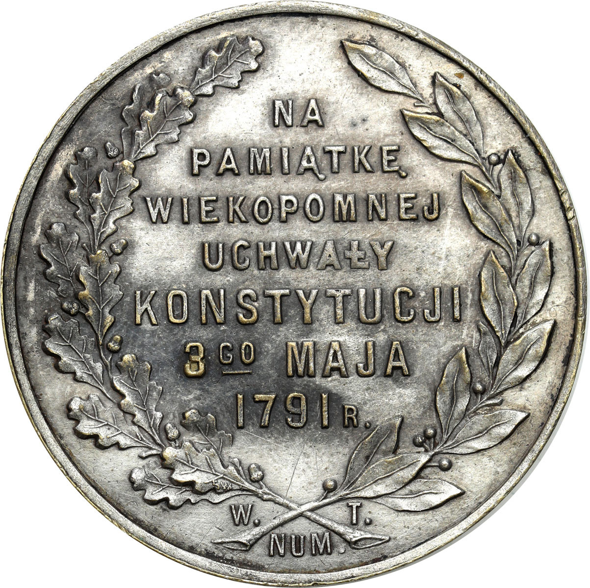 Polska, 125 lat Konstytucji 3-go maja, Medal 1916
